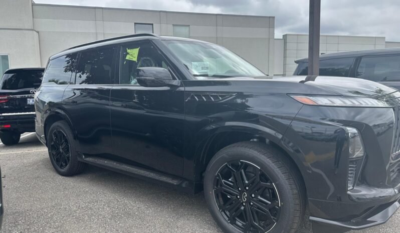 2025 INFINITI QX80 SPORT Black full